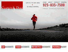 Tablet Screenshot of injuryoakland.com